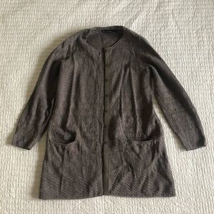 Gudrun Sjoden Organic Cotton long cardigan S gray